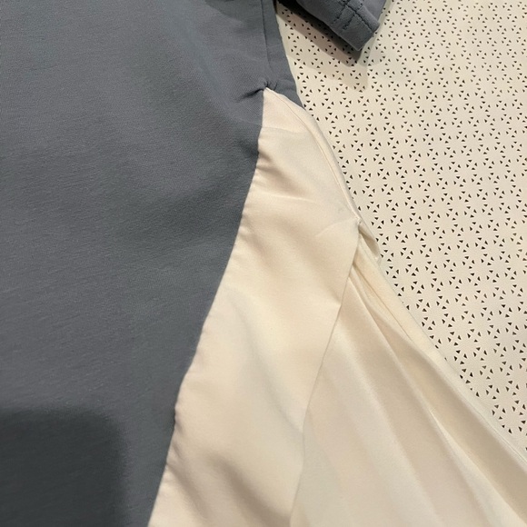 SALE !!!!!ONUOLAVICHU gray dress with short sleeves - Picture 5 of 8